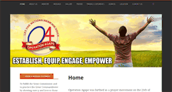 Desktop Screenshot of operationagape.com